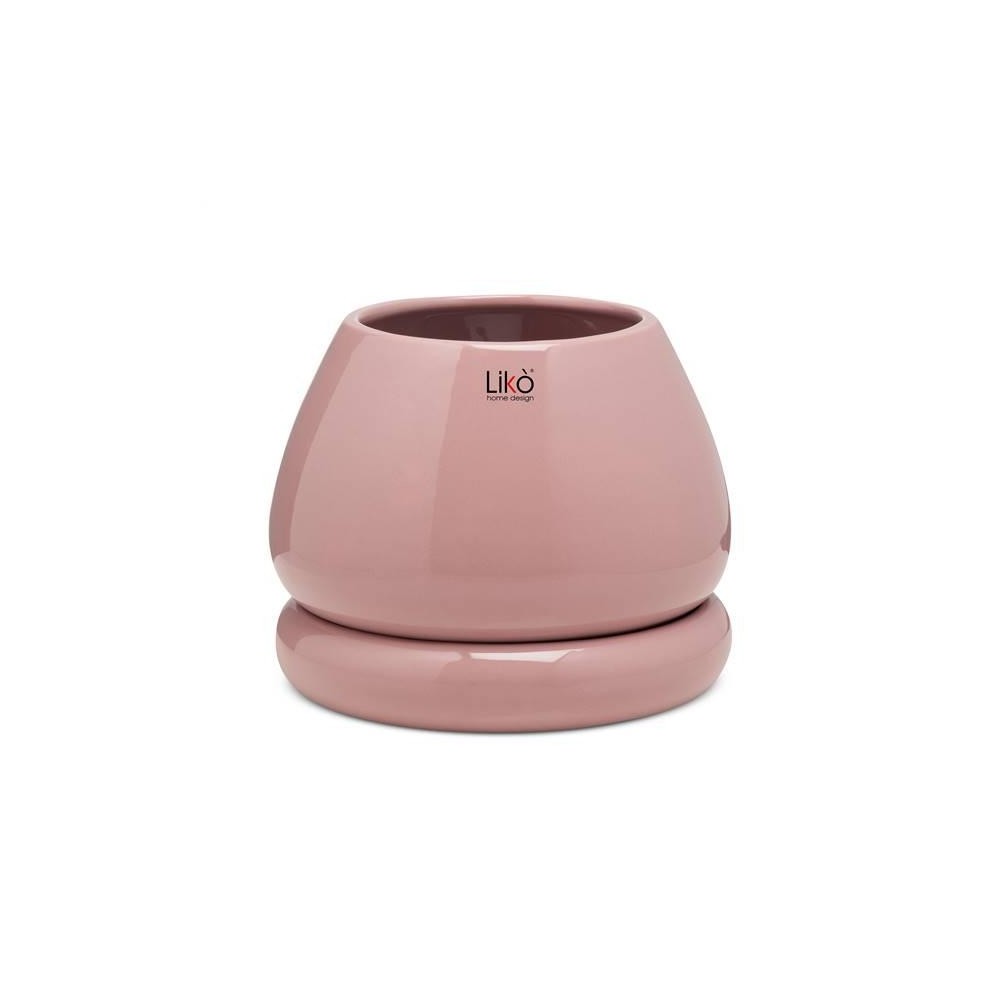 VASO NIKO D. 15 H 16  PLATE - MAUVE